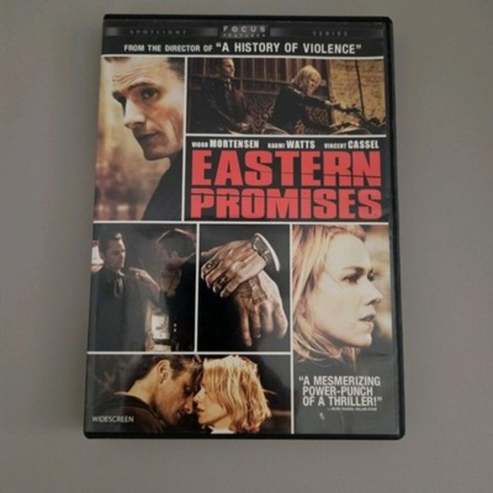 Eastern Promises DVD Crime Thriller Viggo Mortensen David Cronenberg